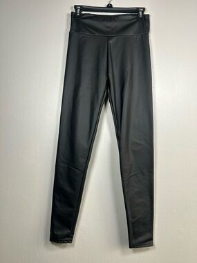 Black Faux Leather Leggings